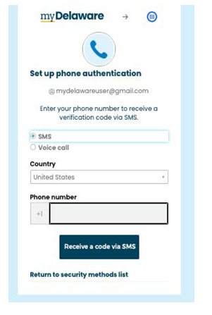 Image of the email notice